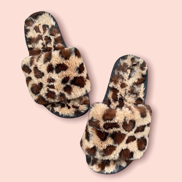 Madden Girl Shoes - Madden Girl Fuzzy Slipper Sandals